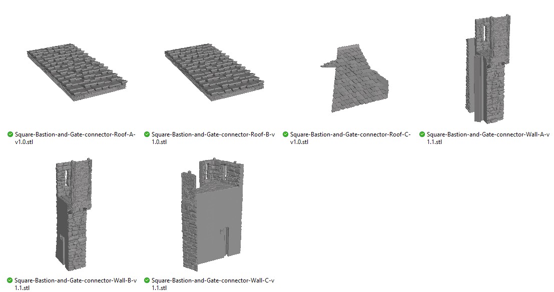Gate Connectors to Square bastion