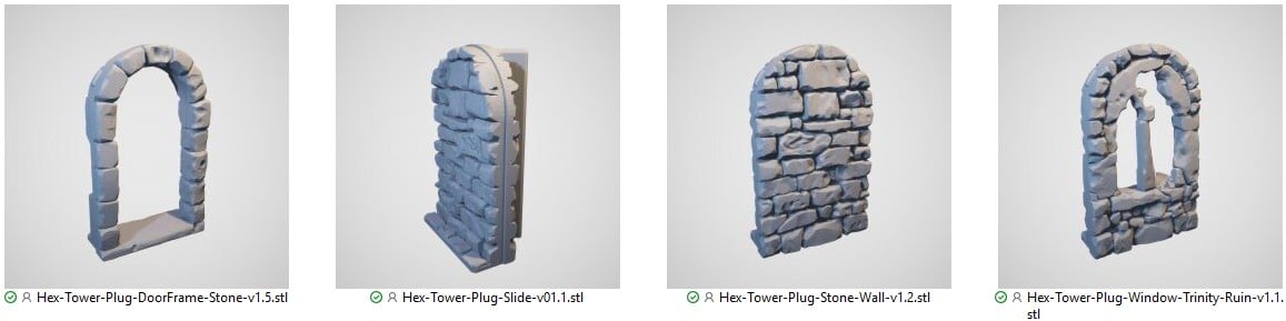 HEX Castle Ruined Keep Tower