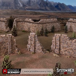 HEX Castle Ruined Walls