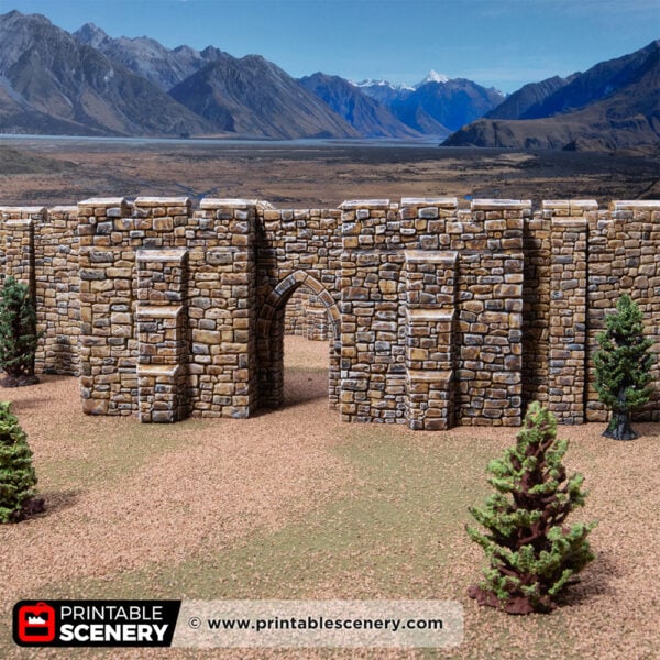 Hex Castle Wall Battlements - Image 5