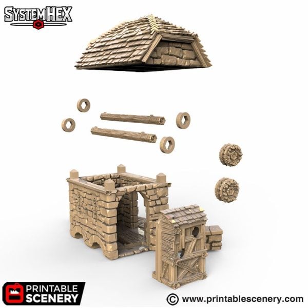 Hex Castle Kings Keep STL