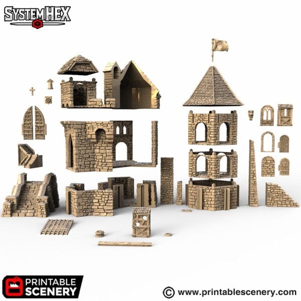 Hex Castle Kings Keep STL