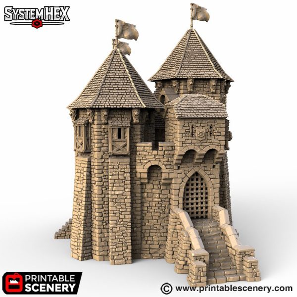 Hex Castle Kings Keep STL