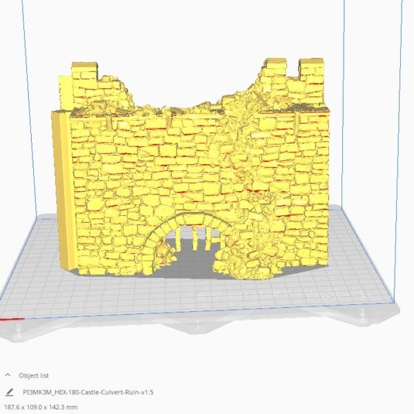 Hex Castle Ruined Culvert STL