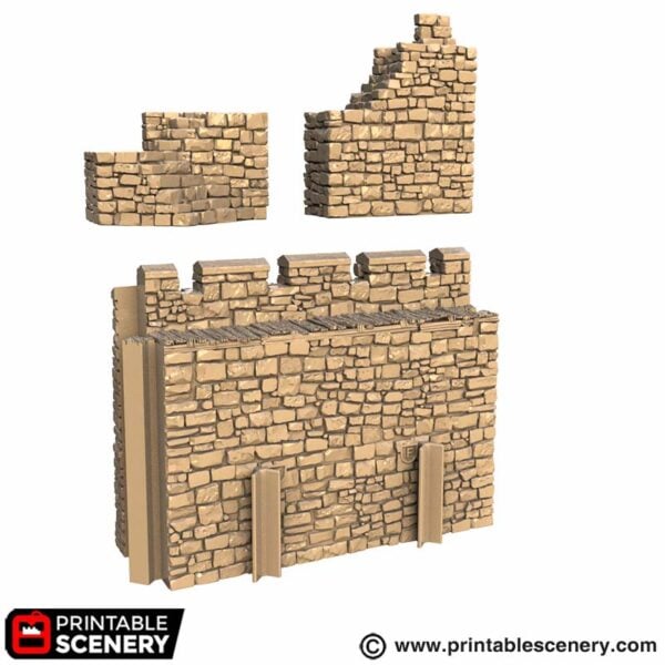 Hex Castle South Gate STL