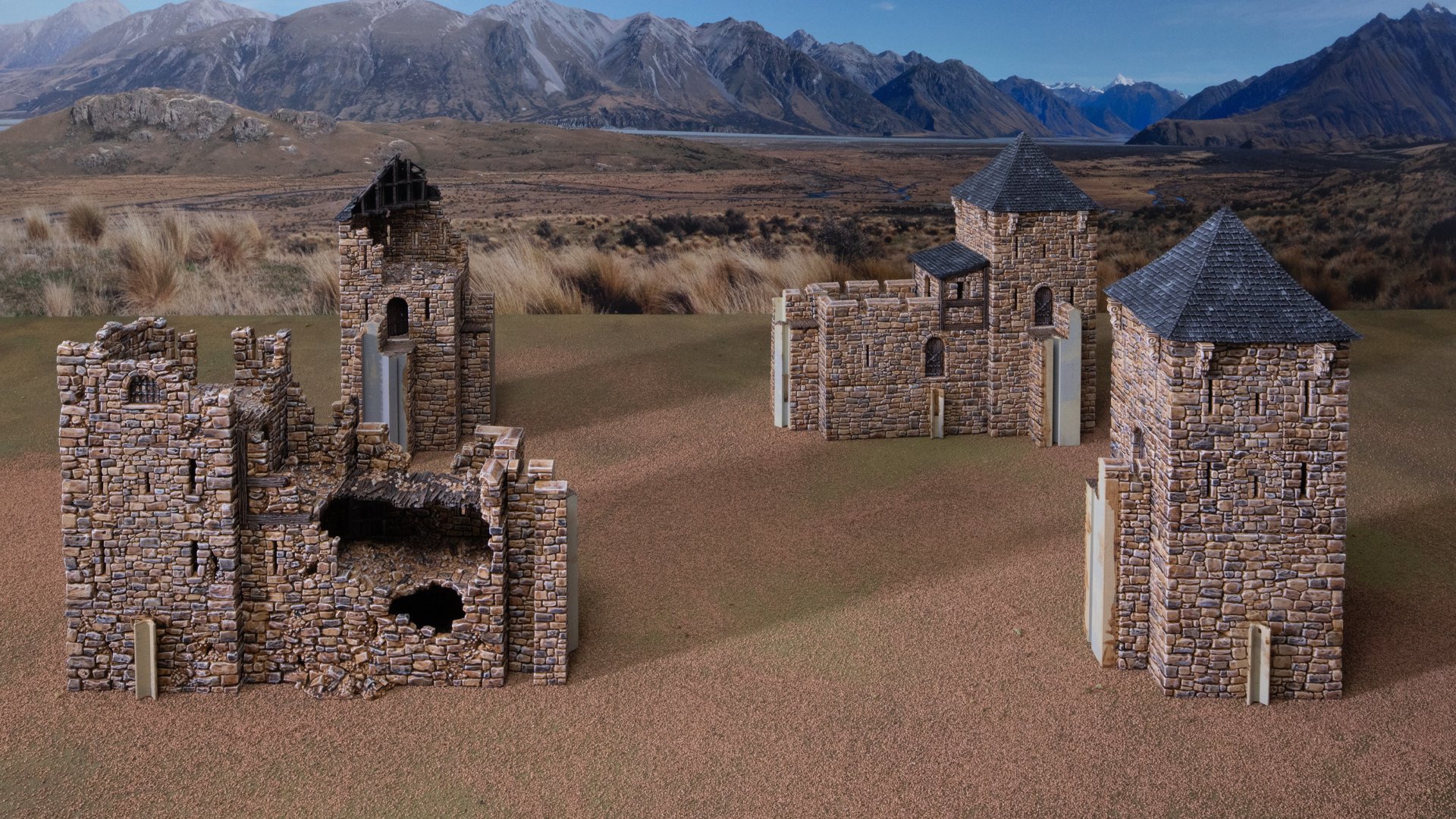 Square castle corners