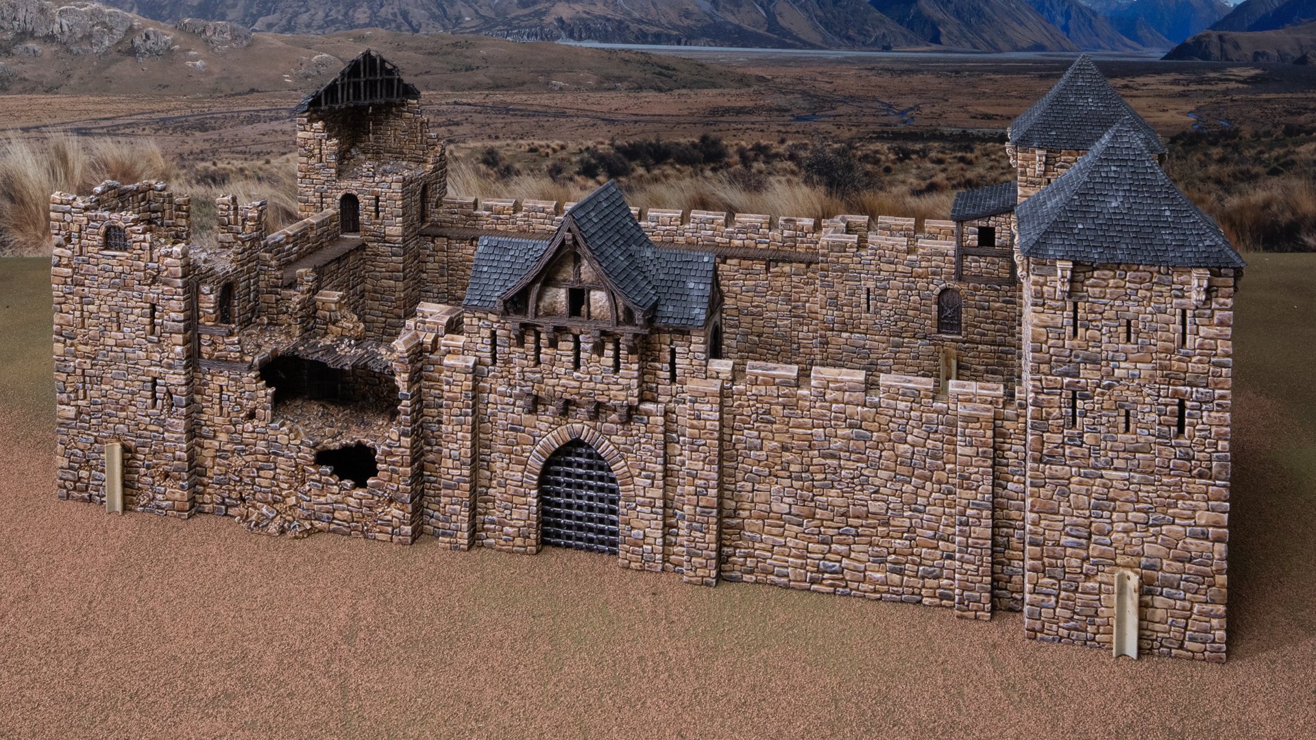 Square castle almost done