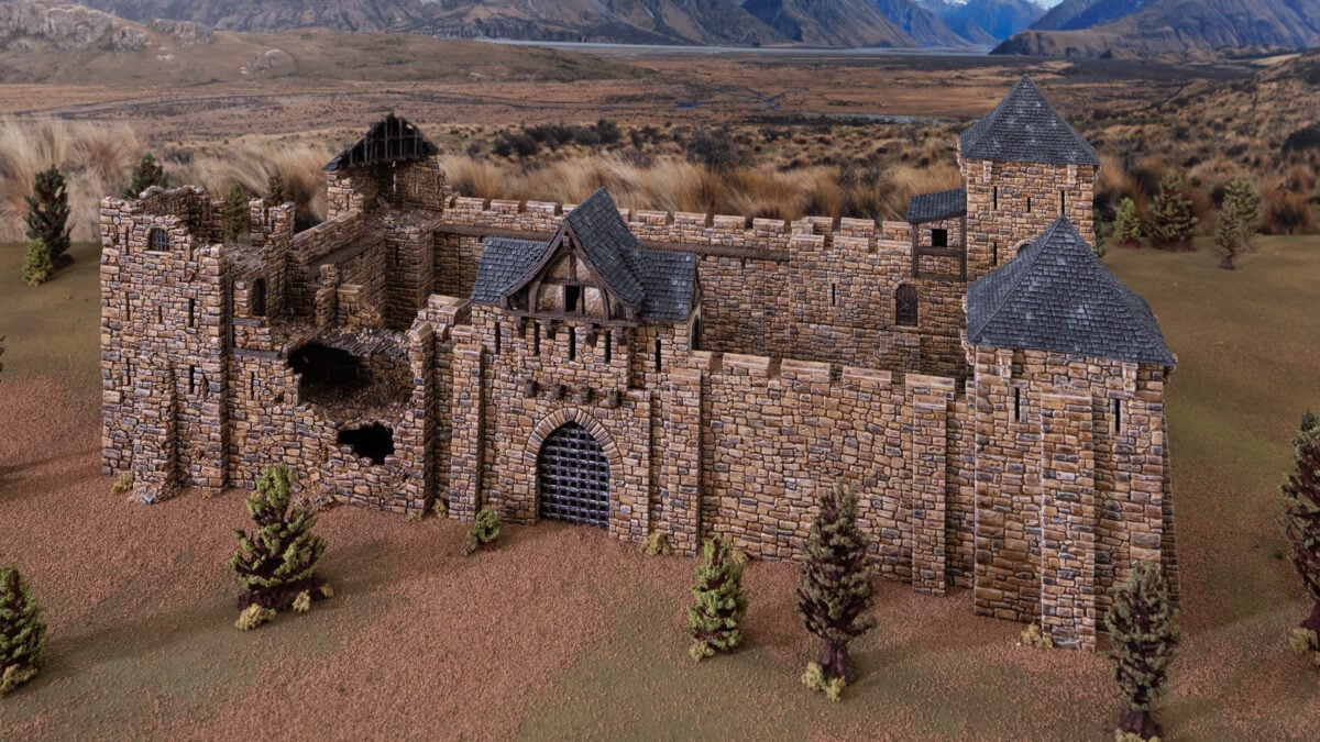 How to make a square castle COVER