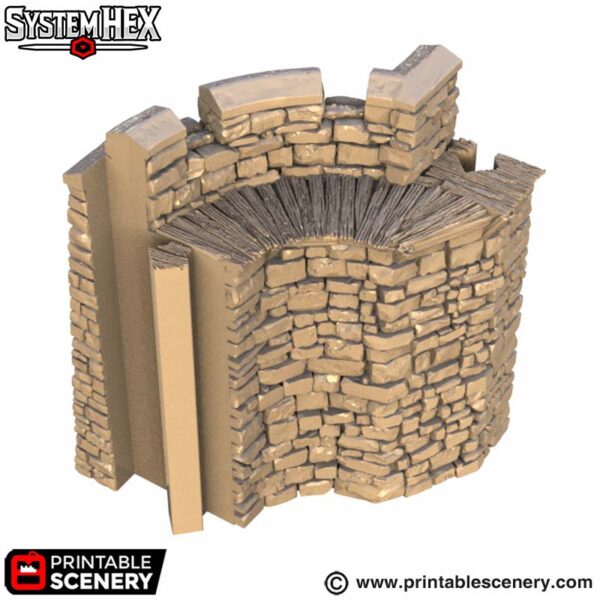 Horseshoewall adaptor STL