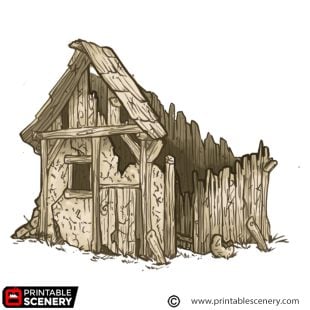 Osbert's Shanty ruined