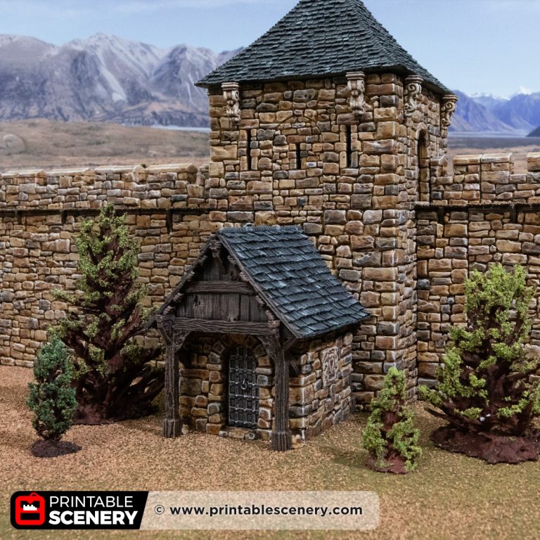 Outside Vault - Printable Scenery