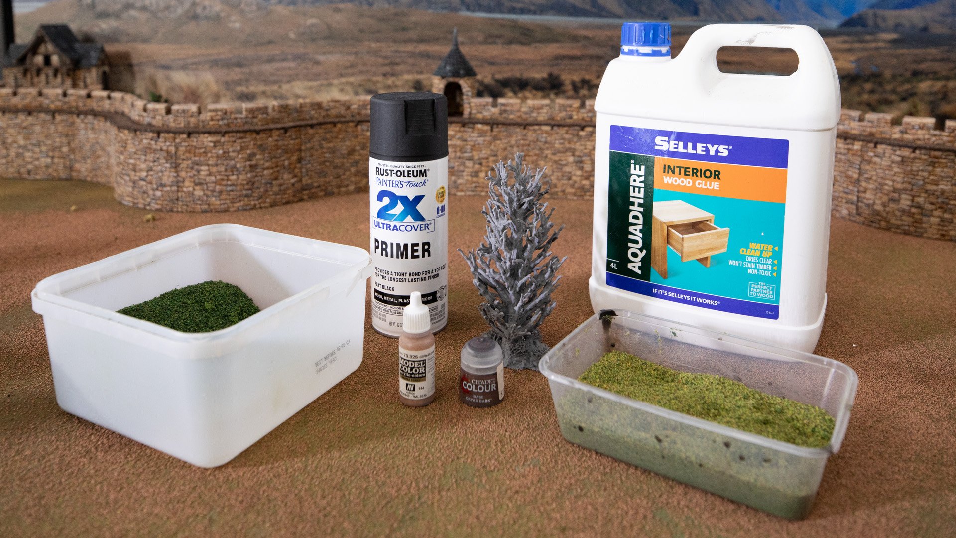 Painting Pine trees components