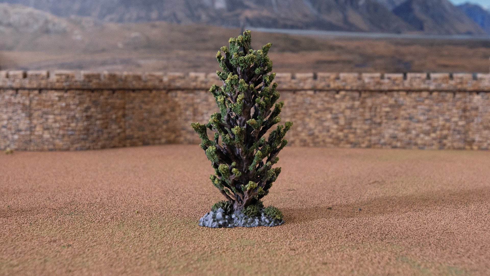 Painting Pine trees complete