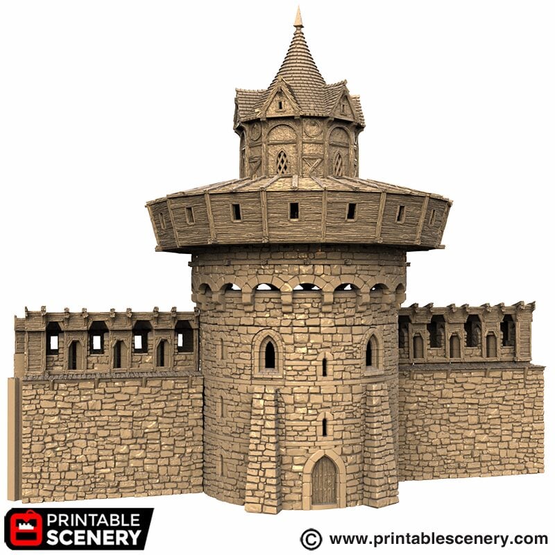 Round Keep 3D print file