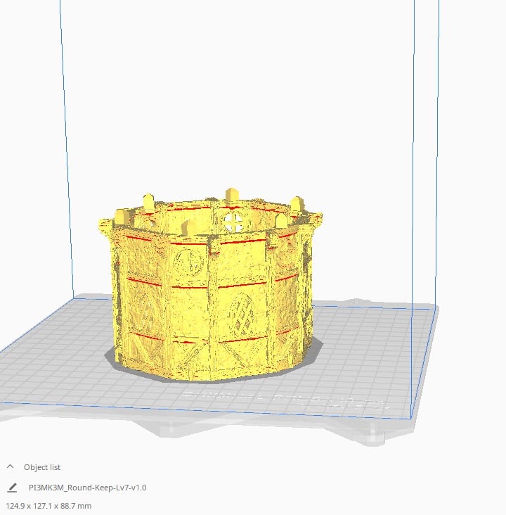 Round Keep Measurements
