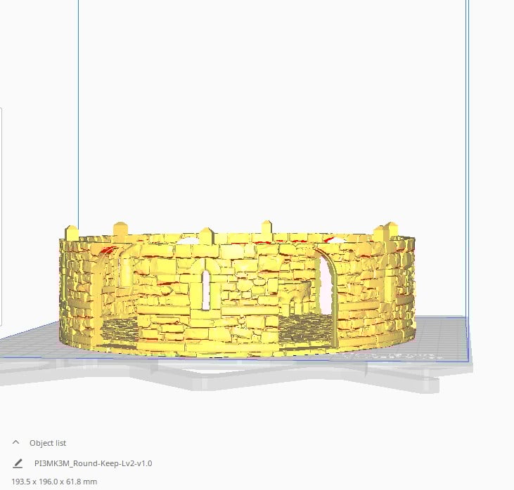 Round Keep Measurements