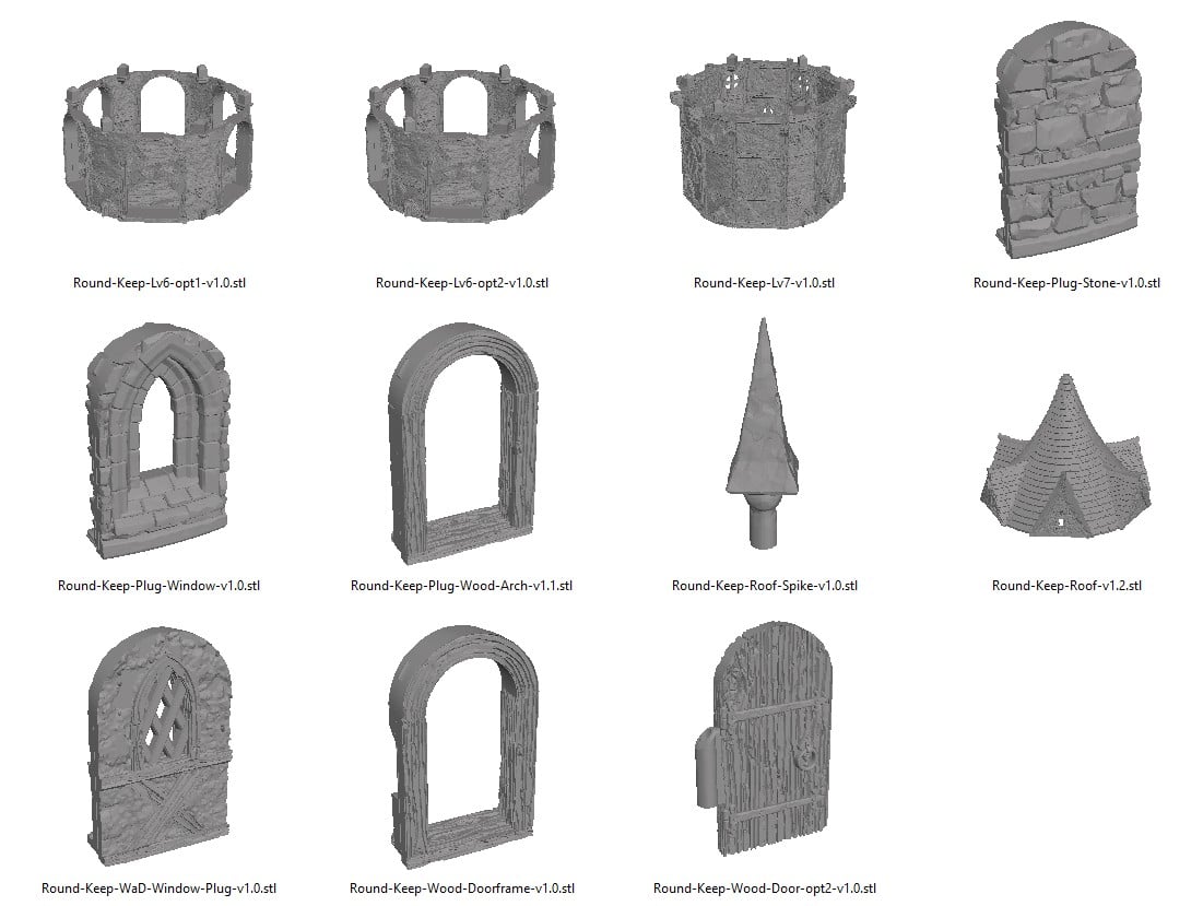 Round Keep Reference