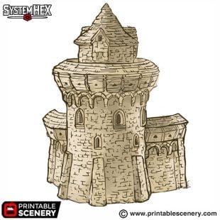 Round Keep STL
