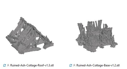 Ruined Ash' Cottage Reference