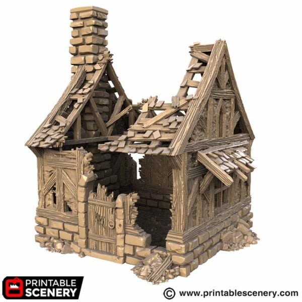 Ruined Bellas Cottage STL