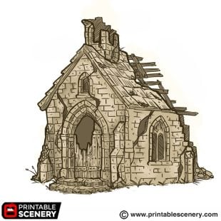 Ruined Chapelle STL