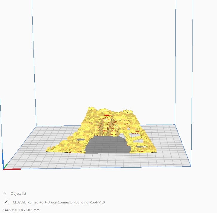 Ruined Fort Bruce Measurement