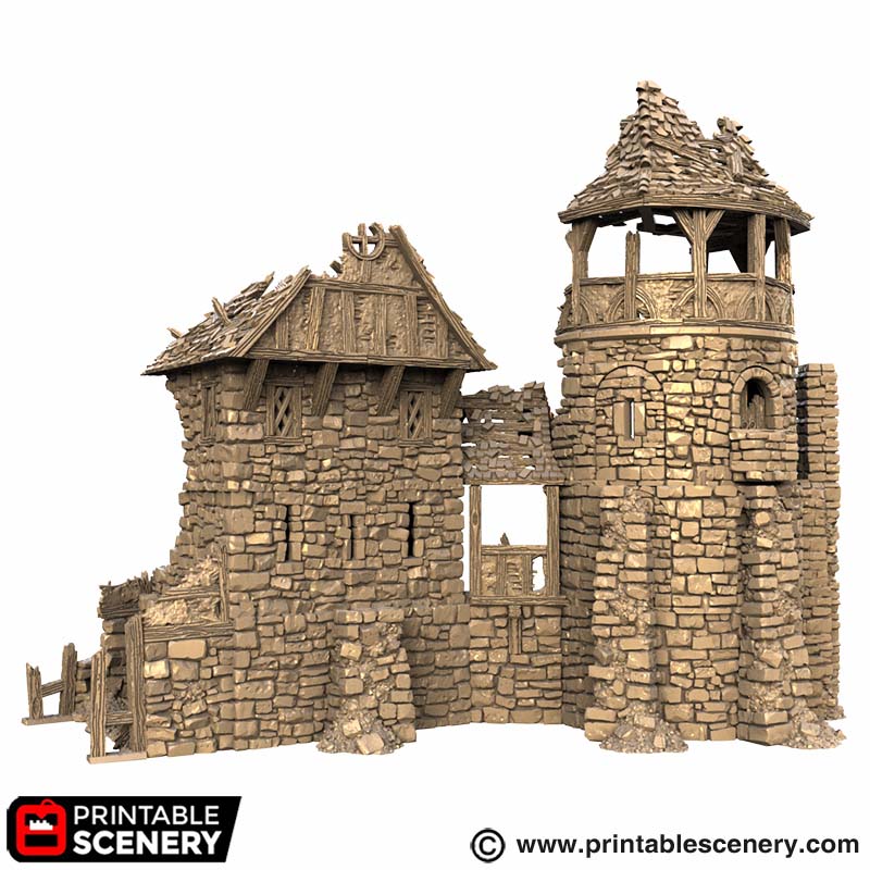 Ruined Fort Bruce STL