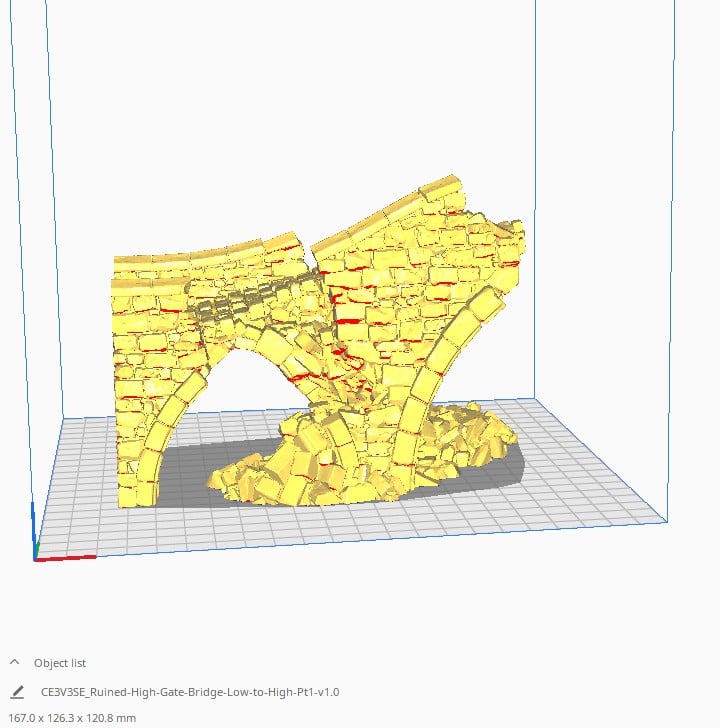 Ruined High Gate Bridge Measurement