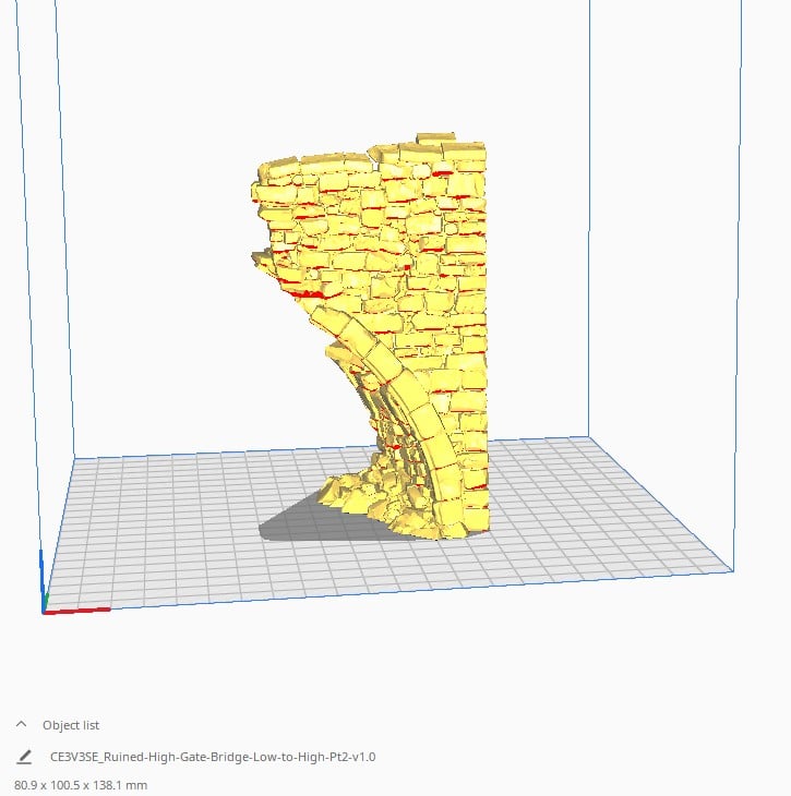 Ruined High Gate Bridge Measurement