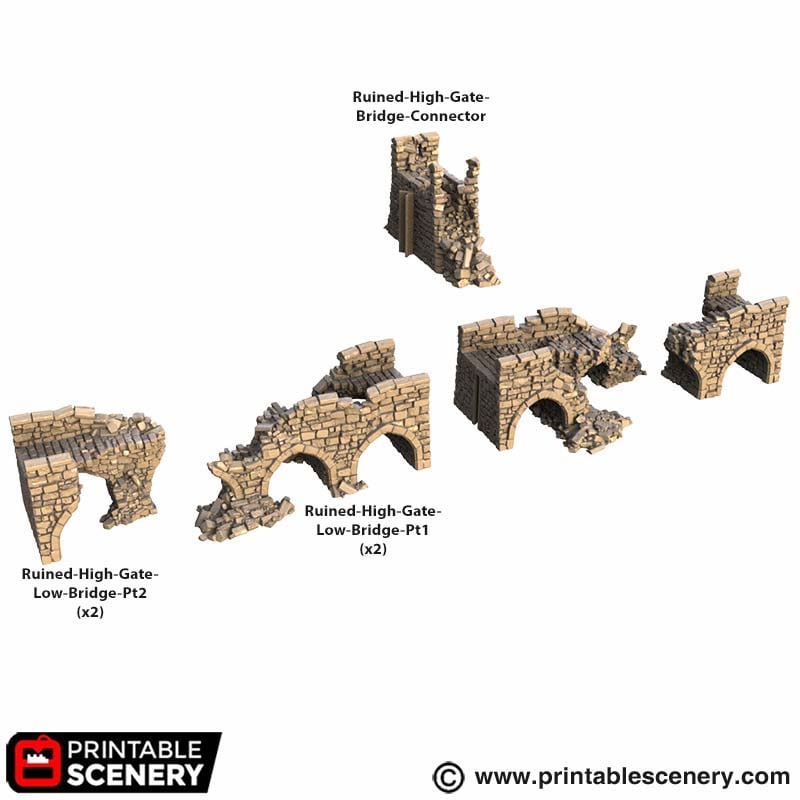 Ruined High Gate Bridge Parts