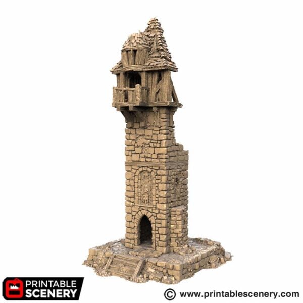 Ruined Millbury Tower STL