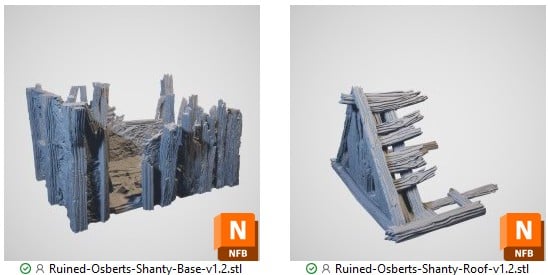 Ruined Osberts Shanty STL 