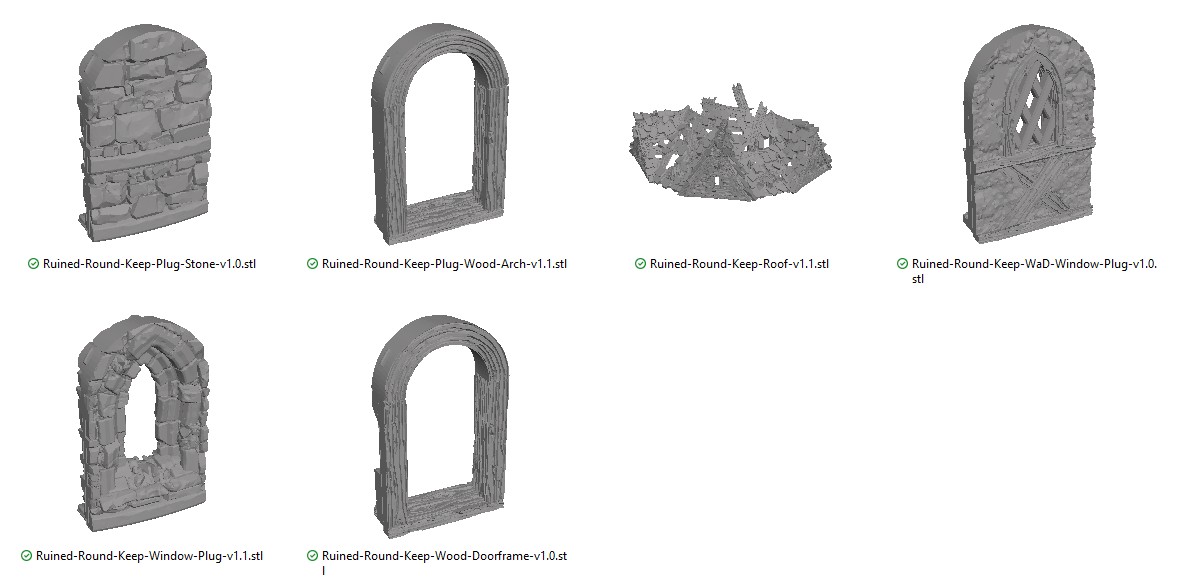 Ruined Round Keep Reference
