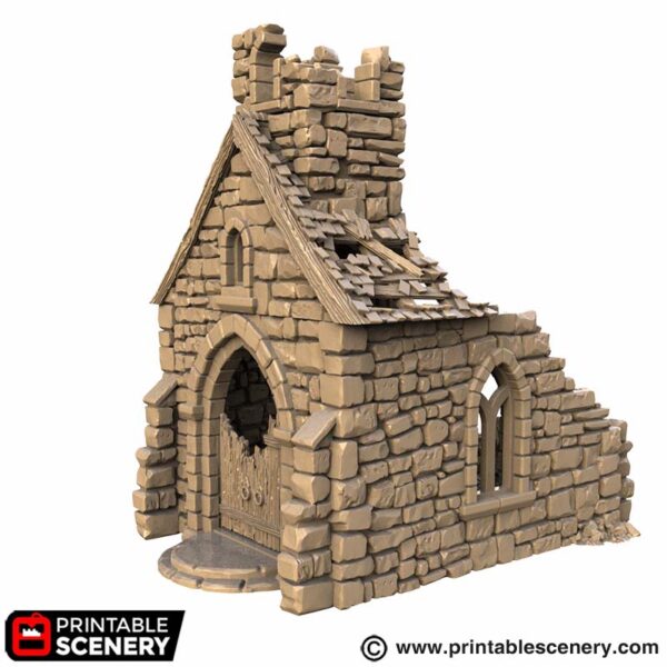 Ruined Small Chapel STL