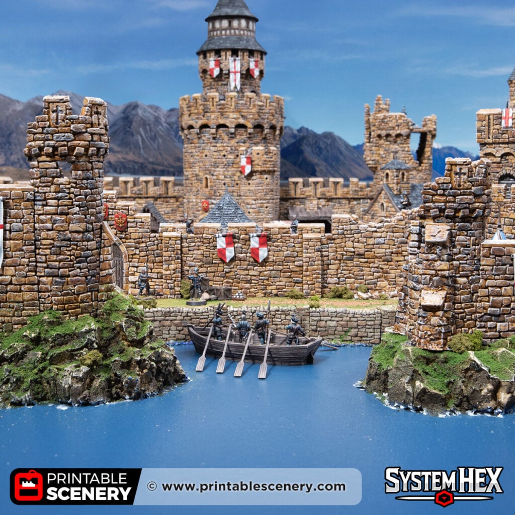 Ruined Small Round Tower 3D print file