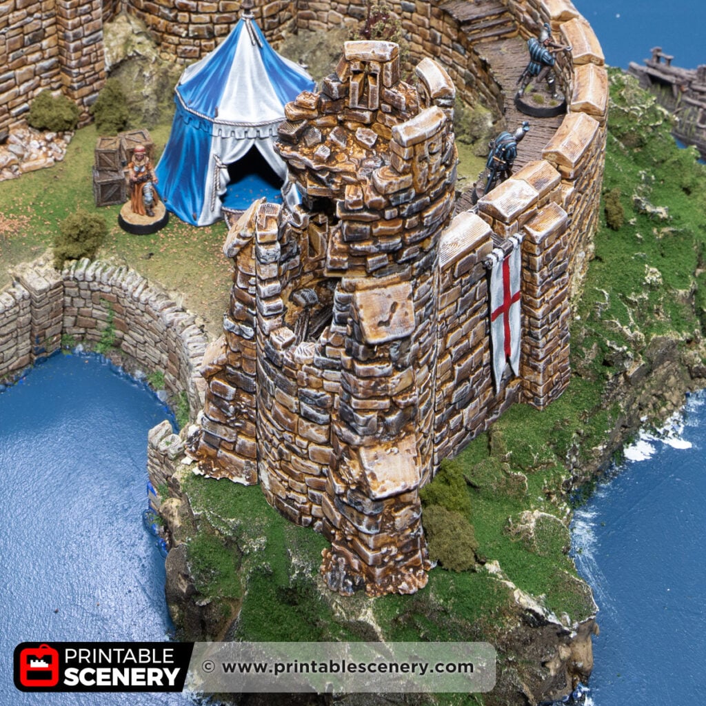 Ruined Small Round Tower 3D print file