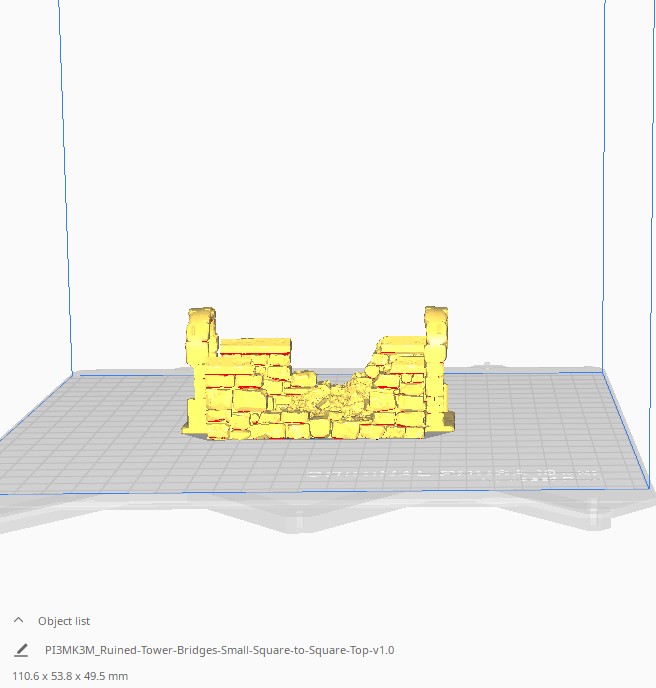 Ruined Tower Bridges Measurement