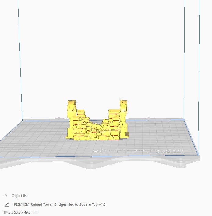 Ruined Tower Bridges Measurement