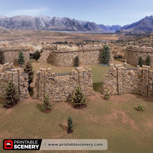 HEX Castle Ruined bowmans battlement 1
