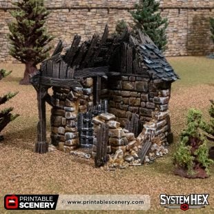 Ruined outside vault