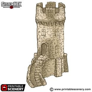Small Round Tower STL