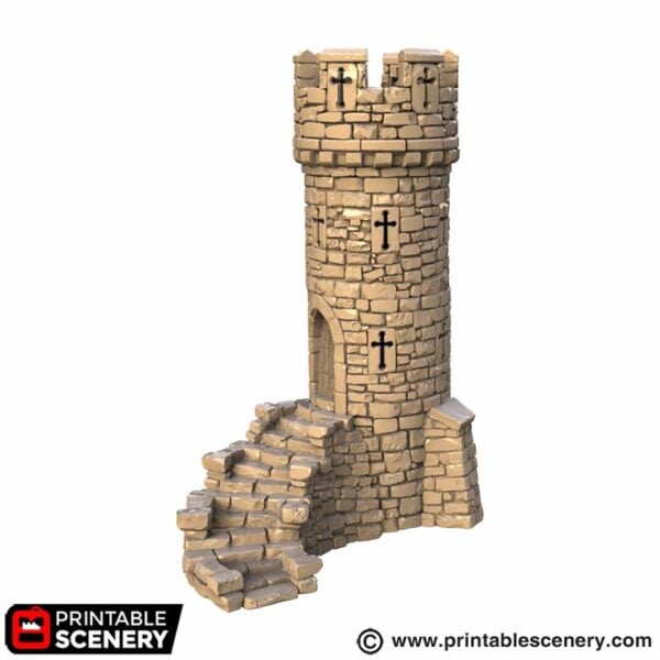 Small Round Tower STL