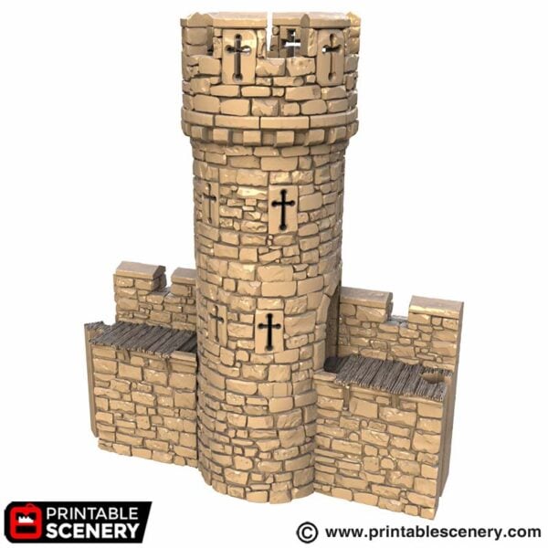 Small Round Tower STL