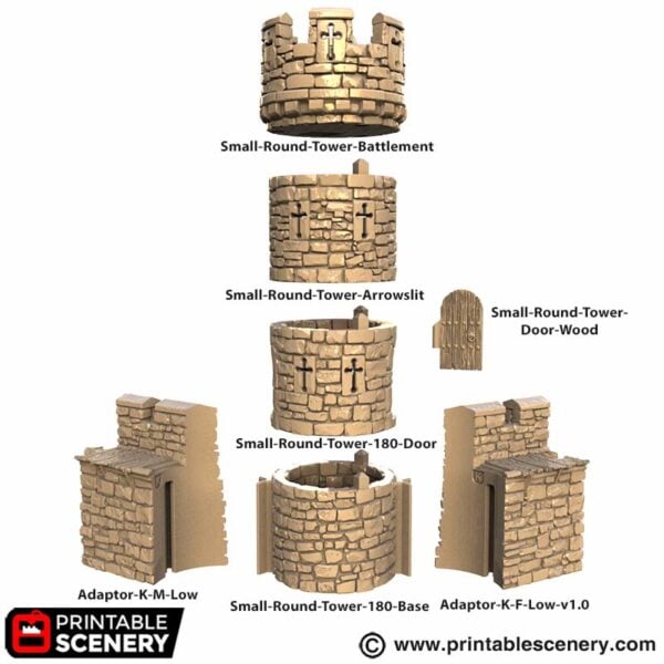 Small Round Tower STL