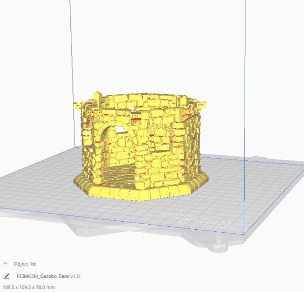 Stone Gazebo Measurement