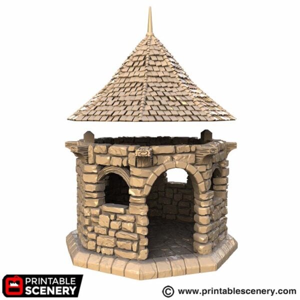 Stone Gazebo STL