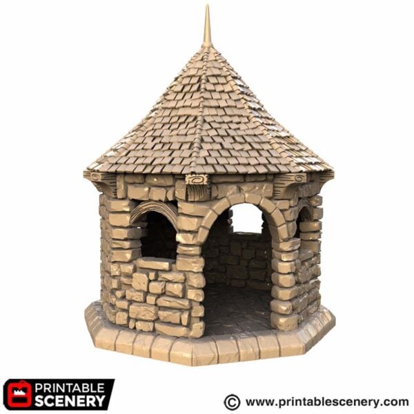 Stone Gazebo STL