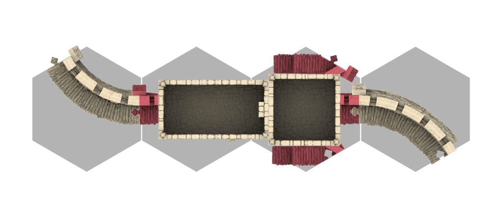 HEX Template Barracks connectors