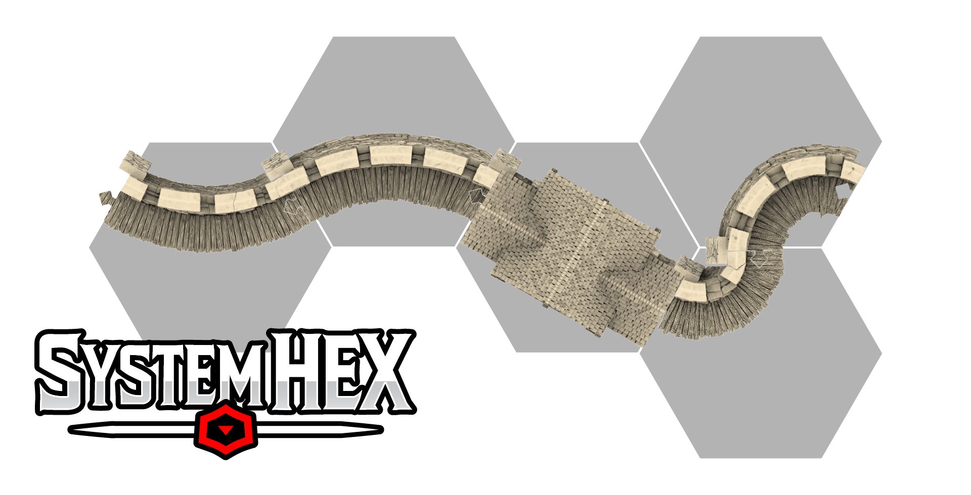HEX Template for Castle Gatehouse