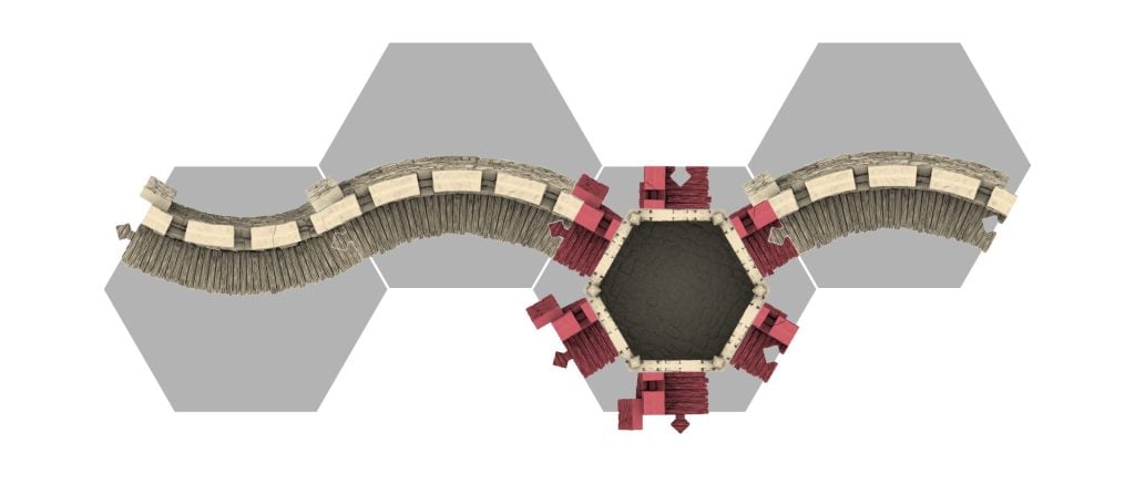 HEX Template Keep Tower connectors
